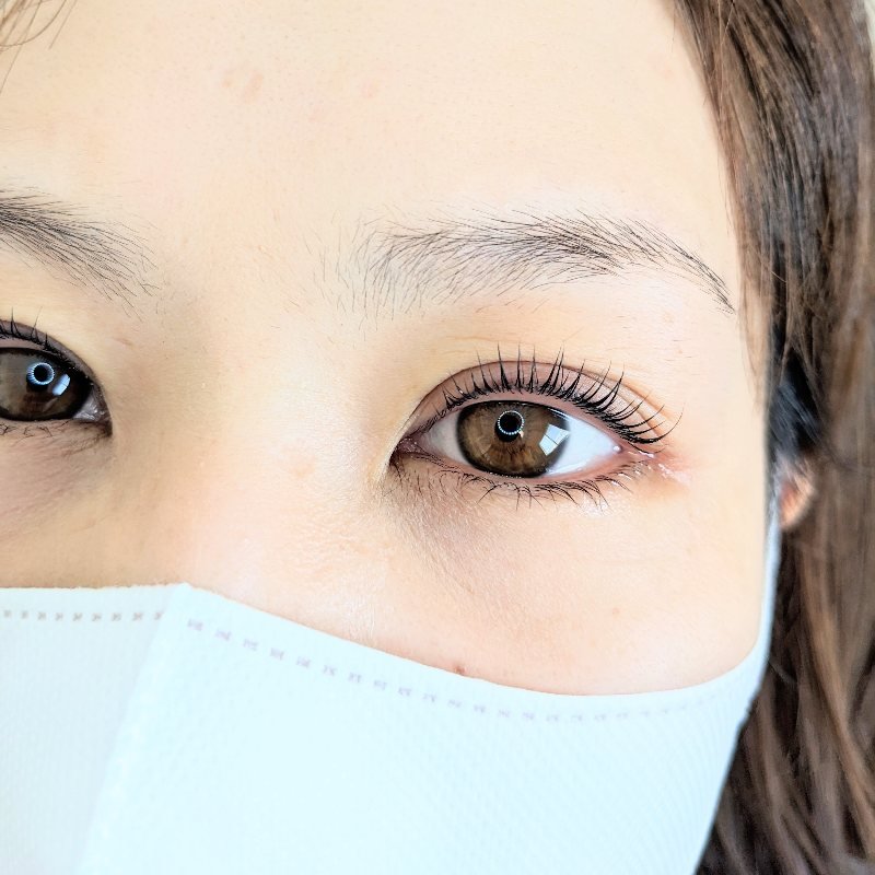仙台のまつげサロンバレリーのまつ毛パーマの仕上がりのご紹介。青葉区、泉区からのお客様多数